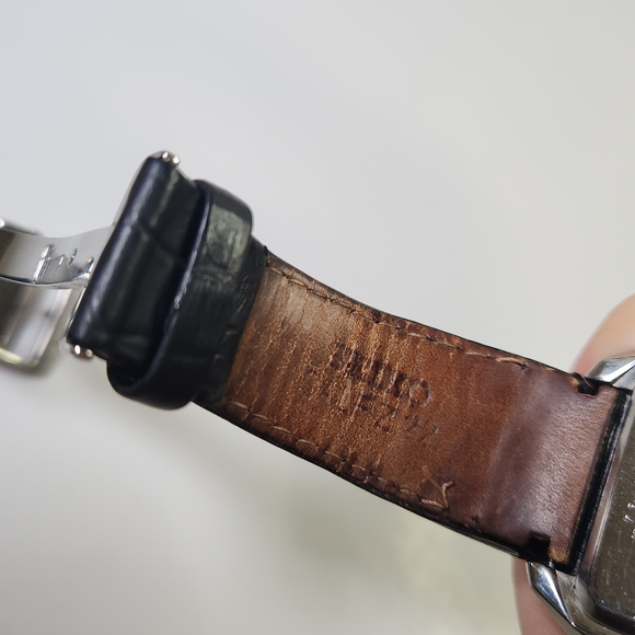 Seiko Premier Chronograph Watch Men's Black Leather Watch - Picture 9 of 16